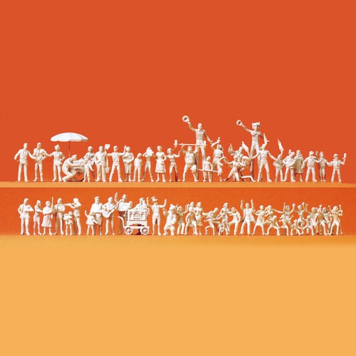 Visiteurs forains preiser - visiteurs,,
