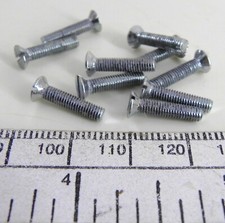 Vis à métaux M3 x 14 tête fraisée fendue - acier - paquet de 10