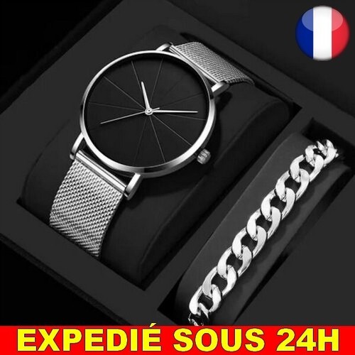 Montre gourmette - +,