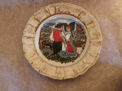 Assiette alsace couple - assiette,