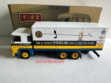 IXO ALTAYA CAMIONS D AUTREFOIS N° 12 -  SCANIA 140 V8   INTERFLORA 1978 au 1/43°