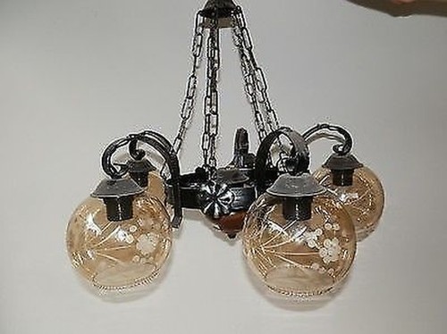 Lustre rustique branches - lustre, À