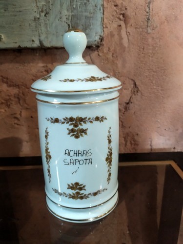 Ancien pot pharmacie en - à,
