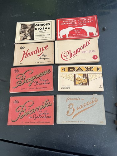 Lot carnets album - cpa, cartes