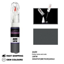 POUR AUDI GRAPHIT(METEOR)GRAU LM7W Retouche Stylo Peinture Brush Fix Kit...