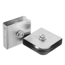  2 Pcs Poulie De Mât Drapeau En Acier Inoxydable Mouflage Accessoires Pour