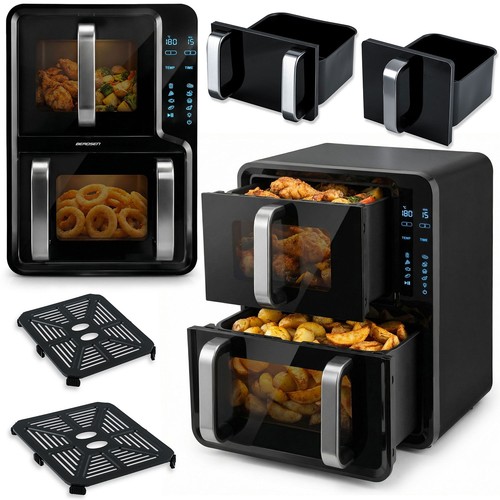 Friteuse air chaud double - friteuse, à
