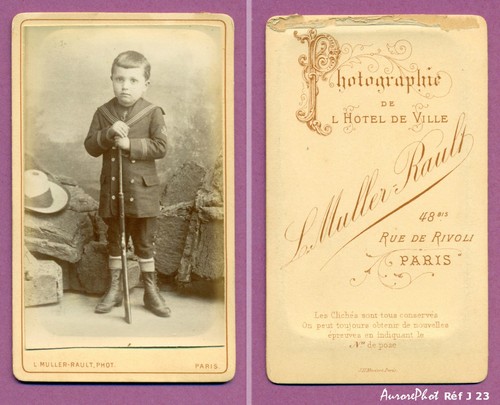 Cdv muller rault paris - muller-rault,