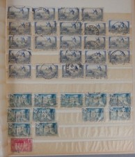 album timbres anciens FRANCE SUISSE COLONIES EUROPE USA HAITI old stamps 1000+