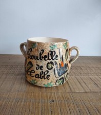 Poubelle de Table Vallauris Fait Main - Coloré Floral - Vintage