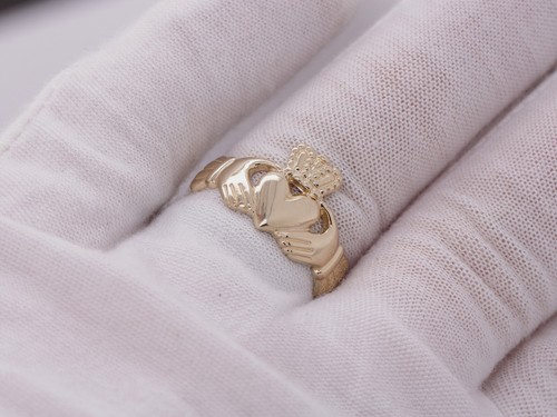 9ct jaune claddagh - 9ct,