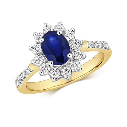 Bague femme fleur - fleur, jaune