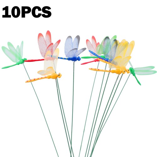 10pcs libellules piquet - 10pcs,