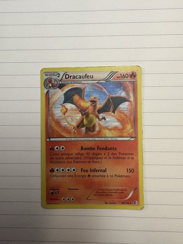 Carte pokemon dracaufeu - carte,