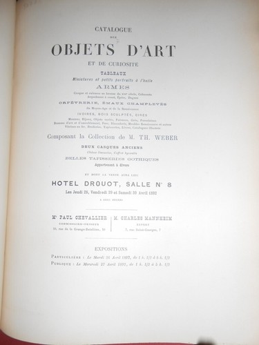 Catalogue objets art - catalogue, d'art