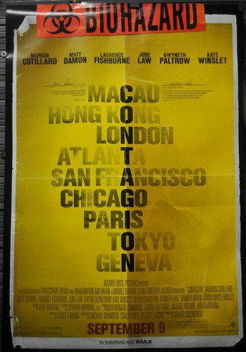 Contagion 2011 original 46x70 - original,