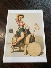 CARTE POSTALE 15X10 PIN UP tbe