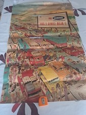 affiche ancienne Sabena ligne
