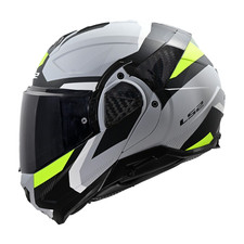LS2 Casque Modulaire 180 Ouvrable FF910 Advant II 2 Triple Gris Jaune