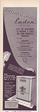 PUBLICITE ADVERTISING 034 1954 LADEN machine à laver