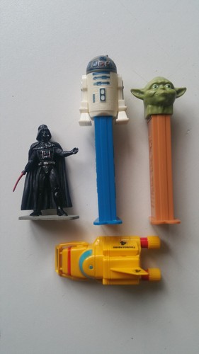 Lot star wars pez - star,