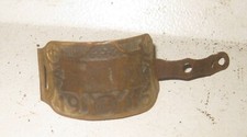 * plaque fiscale 1915 velo moto ancien collection laiton