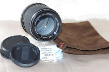 IMPECCABLE objectif 135mm SMC PENTAX PK avec bouchons, pare-soleil et housse_EXC