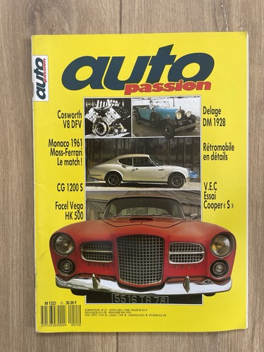 Magazine auto passion 1988 - auto,