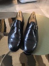 Très Belle Paire de Chaussures Derbies Bally Goodyear International Cuir Noir