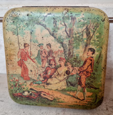 Ancienne Boite biscuit Tole Anglaise Lithographiée Huntley & Palmers