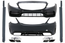 Body Kit carrosserie pour Mercedes C W205 Limo 14-20 Pare-chocs Jupes C63 Look