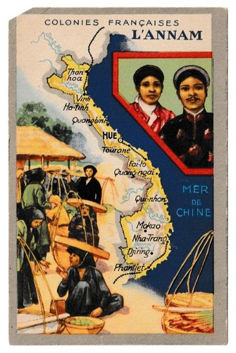 L'Annam carte publicitaire