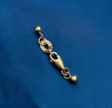 debris fermoir mousqueton anneau de bout - 1,8 gr - or jaune 18 carats 18k 750