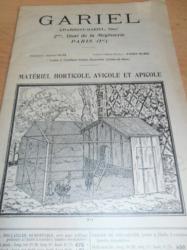Catalogue matériel horticole - catalogue,