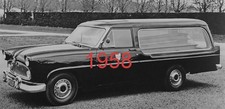 RARISSIME SIMCA VEDETTE VERSAILLES CORBILLARD, 1958 ........... PHOTO (15x30 CM)