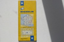 ANCIENNE CARTE 200.000ème MICHELIN N°64 ANNÉE 1975 "ANGERS-ORLEANS" BON ETAT