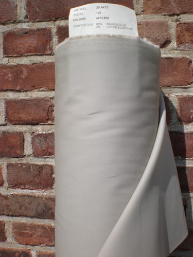 Stretch gabardine couleur - -,