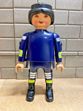 PLAYMOBIL Personnage Policier Gendarme Pompier 73A - pour CUSTOM RARE VINTAGE