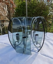 Lustre suspension verre fumé