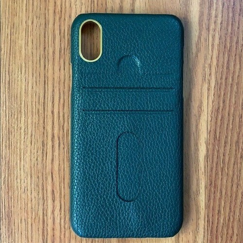 Hadoro green leather iphone - iphone, x