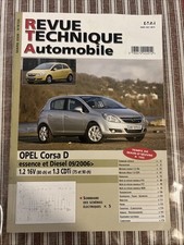 Revue Technique Opel CORSA D