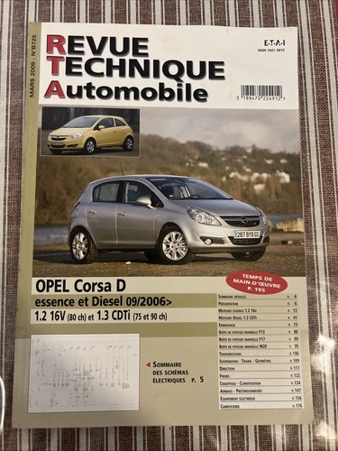 Revue technique opel corsa - corsa, d