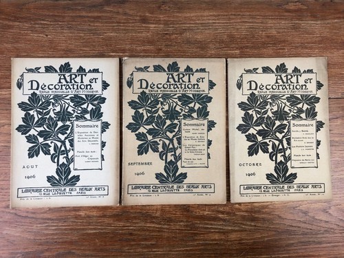 Revues art decoration - 3x,