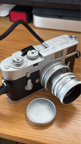 Leica avec objectif elmar - leica, elmar-m
