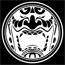 Lot de 2 (deux) autocollants/autocollants vinyle japonais Yōkai Oni