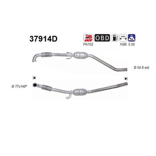 37914d catalyseur pour vw - 37914d,