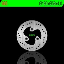 Disque frein moto scooter Avant NG rond Benelli K2 AC & LC, 50 de 1998 à 2002