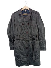 MANDARIN Manteau en cuir Dames