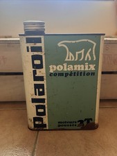 Ancien bidon huile 2 temps Polaroil Collection - Vintage- Déco