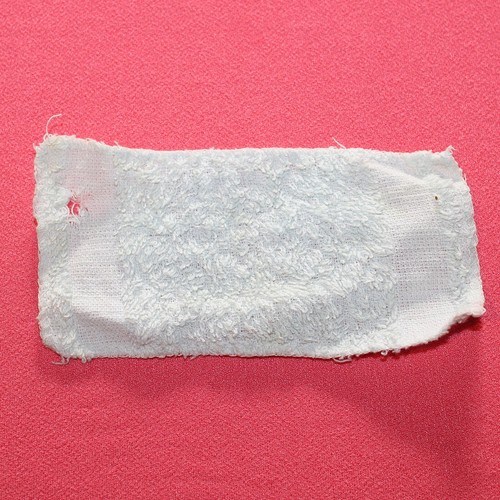 Serviette toilette bleue - serviette,